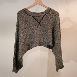 Cashmere & Wool Cropped Sweater by Aiko from Anthropologie